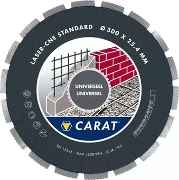 Řezný kotouč CARAT Univerzální diamantový kotouč CNE STANDARD 300/25,4 (Ref. CNE3004DC0)