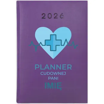 Kalendář Knižní kalendář 2026 A5 FunnyCase fialový