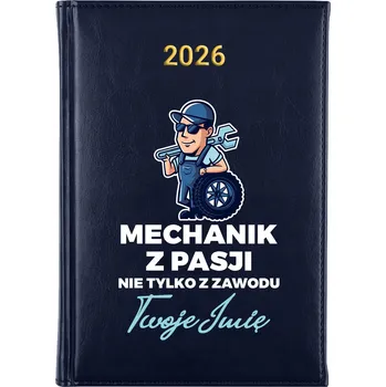 Kalendář Knižkový kalendář 2026 A5 FunnyCase modrý