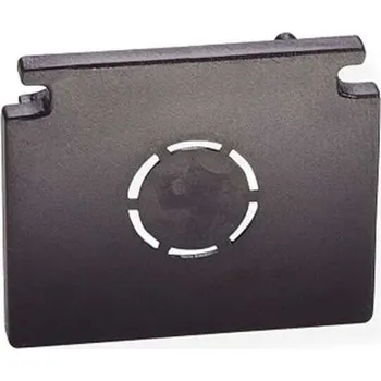 Bodové svítidlo POWERGEAR Koncovka pro 48V lištu přisazenou Černá