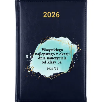 Kalendář Knižkový kalendář 2026 A5 FunnyCase modrý