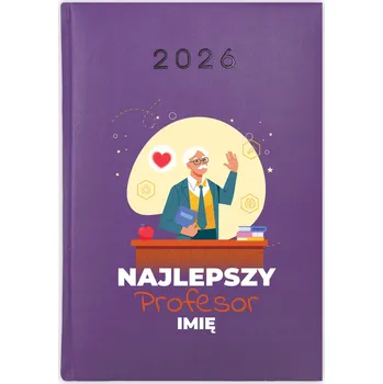 Kalendář Knižní kalendář 2026 A5 FunnyCase fialový