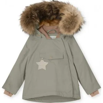 MINI A TURE Dětská zimní bunda MATWANG s kožíškem "Vert" VELIKOST: 104/4 roky