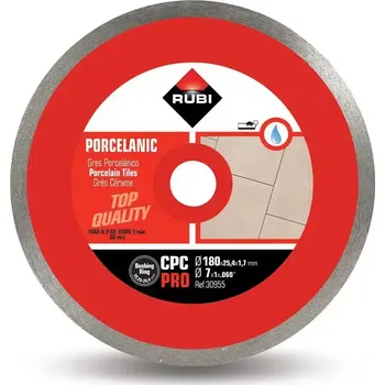 Řezný kotouč RUBI Diamantový kotouč CPC 180 PRO na porcelán (Ref. 30955)