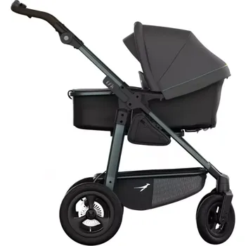 Kočárek TFK mono 4 2v1 anthracite with red highlights