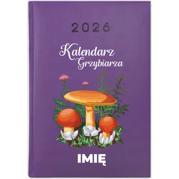 Kalendář Knihový kalendář 2026 A5 fialový