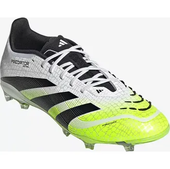 Kopačky Dětské kopačky adidas Predator Elite FG J bílá/žlutá (3,5uk/ 36EU/ 22,1cm)