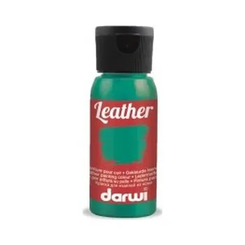 Speciální výtvarná barva Barva na kůži Darwi Leather 50ml – 626 Dark Green