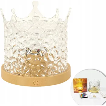 Světelný efekt PROJEKTOR POLÁRNÍ ZÁŘE, KŘIŠŤÁLOVÁ NOČNÍ LAMPA S DÁLKOVÝM OVLÁDÁNÍM, 16 BAREV