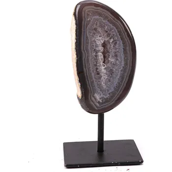 Přírodní kámen Magieprirody.cz Achát drúza na stojánku 610g Top kvalita #ATS049