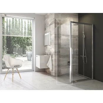 RAVAK Sprchový kout Ravak Blix BLDP2/BLPS 120x80 rohový, lesk/transparent 0PVG0C00Z1;9BH40C00Z1