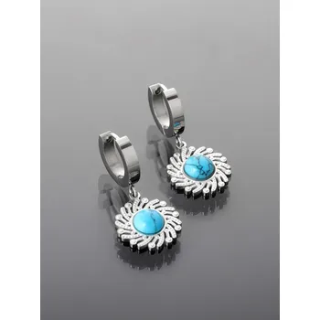 Náušnice Prosperk Náušnice sun tyrkenit Barva: Stříbrná