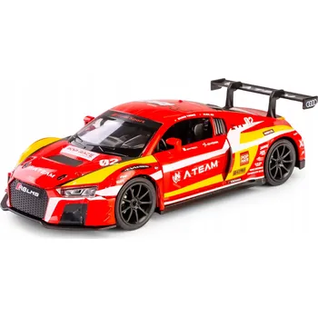 auto na autodráhu RMZ HOBBY AUDI R8 LMS EVA RT PRODUCTION MODEL-02 X WORKS R8 ČERVENÁ 1:32