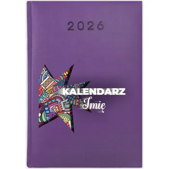 Kalendář Knižkový kalendář 2026 A5 Cute Cups fialový