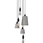 Buster & Punch HOOKED Mix E27 kamenné závěsné svítidlo Bronzová tmavá / 6 / 2.0m