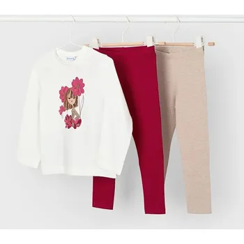 Dívčí kalhoty Dětská souprava Mayoral 4724.6L.Mini.9BYA červená 92X, vel. 92