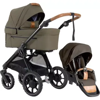 Kočárek Emmaljunga SENTO PRO Flat+ Outdoor olive