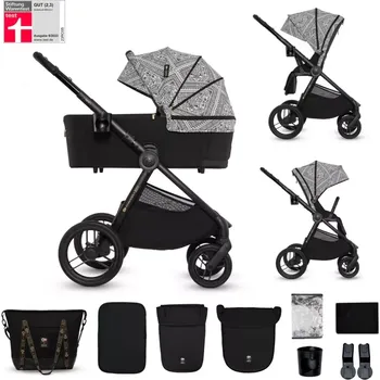 Kočárek KINDERKRAFT Kočárek kombinovaný Nea 2 2v1 Lunar Black Bizuu