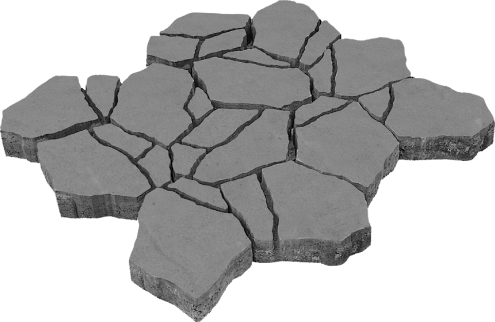 Betonová skladebná dlažba DITON STONE STANDARD 0,76 m² Barva: Přírodní | cena za m²