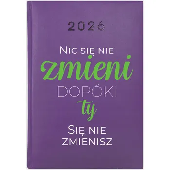 Kalendář Knihový kalendář 2026 A5 fialový
