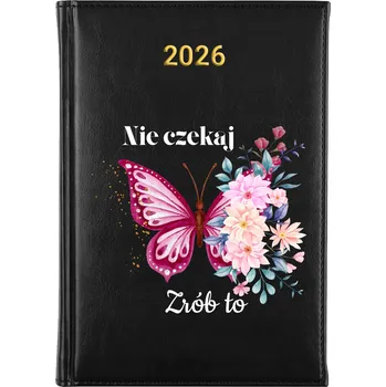 Kalendář Knižkový kalendář 2026 A5 černý