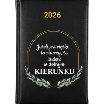 Kalendář Knižkový kalendář 2026 A5 černý