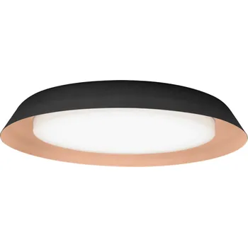 Wever and Ducré TOWNA přisazené svítidlo IP44 černá Ø461mm / Měděná / 3000K