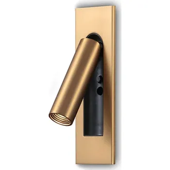 Nástěnné svítidlo Reading spot LED nástěnné zápustné nábytkové svítidlo Zlatá