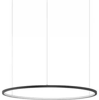 Nova Luce Tarquin LED kruhové závěsné svítidlo 800mm / Černá