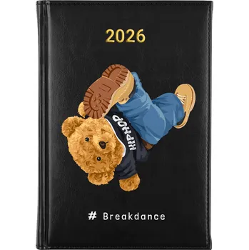 Kalendář Knižní kalendář 2026 A5 FunnyCase černý