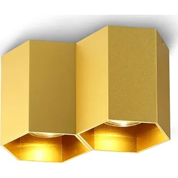 Hexagon 2 GU10 přisazené svítidlo Zlatá