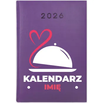 Kalendář Knihový kalendář 2026 A5 fialový