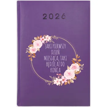 Kalendář Knihový kalendář 2026 A5 fialový