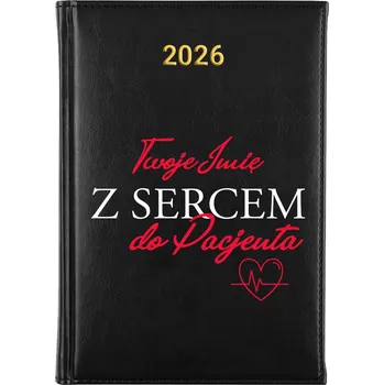 Kalendář Knižní kalendář 2026 A5 FunnyCase černý