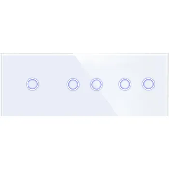 vypínač Rámeček trojitý DC Smart Home bílý