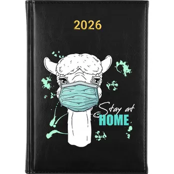 Kalendář Knižkový kalendář 2026 A5 černý