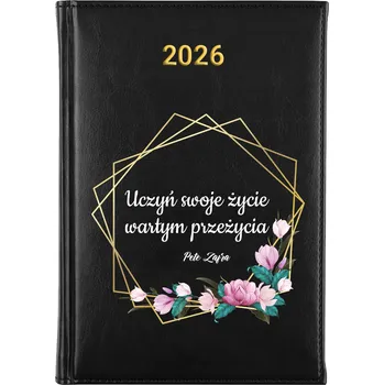 Kalendář Knižní kalendář 2026 A5 FunnyCase černý