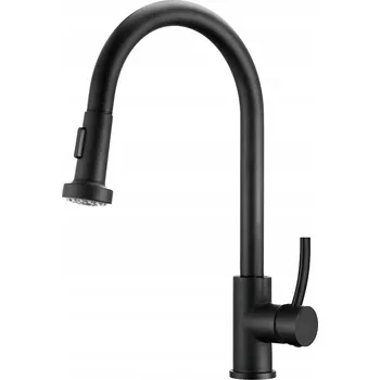 Vodovodní baterie Stojánková kuchyňská baterie WEZER FIN černá