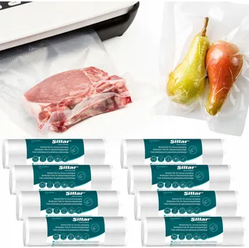 Potravinová fólie 8x vakuová balicí Fólie Sillar 20 cm x 6 m