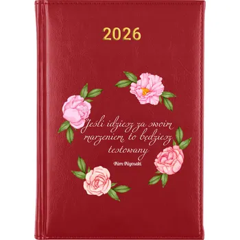 Kalendář Knižkový kalendář 2026 A5 FunnyCase modrý