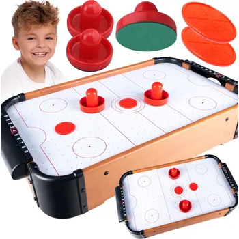 hrací stolek VZDUŠNÝ HOKEJ CYMBERGAJ - HERNÍ STŮL PRO DĚTI jako Dárek - dřevěný stůl XXL