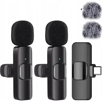 Mikrofon BEZDRÁTOVÝ KLOPNÝ MIKROFON PROFESIONÁLNÍ MIKROFON PRO NATÁČENÍ VIDEÍ