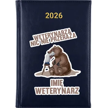 Kalendář Knižkový kalendář 2026 A5 FunnyCase modrý