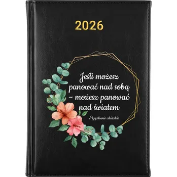 Kalendář Knižní kalendář 2026 A5 FunnyCase černý