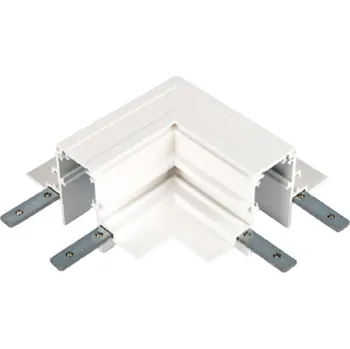 Bodové svítidlo POWERGEAR Spojka rohová pro 48V lištu zápustná levá Bílá