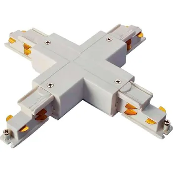 Bodové svítidlo POWERGEAR Spojka X pro 3F lištu DALI Bílá