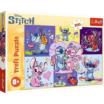 Puzzle Trefl Freaky Stitch 300 dílků