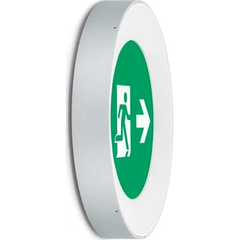 Lombardo Ross 330 LED designové nouzové svítidlo IP66 Šedá / 4000K