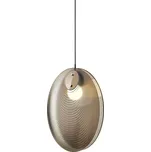 Bomma Ama LED skleněné závěsné svítidlo Zavřená / Bronzová tmavá