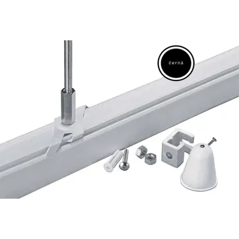 Bodové svítidlo POWERGEAR Tyčový závěsný systém EZCLICK pro 3F lištu Černá